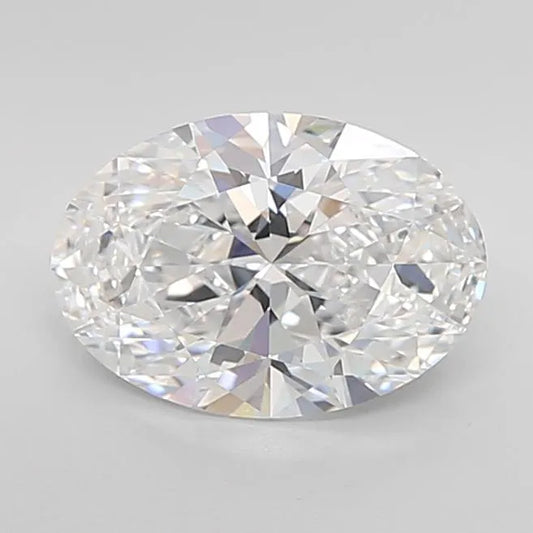 3.05ct Oval Lab Grown Diamond (Colour D, Clarity IF, Cut EX, IGI Certified)