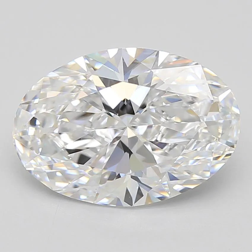 3.05ct Oval Lab Grown Diamond (Colour D, Clarity IF, GIA Certified)