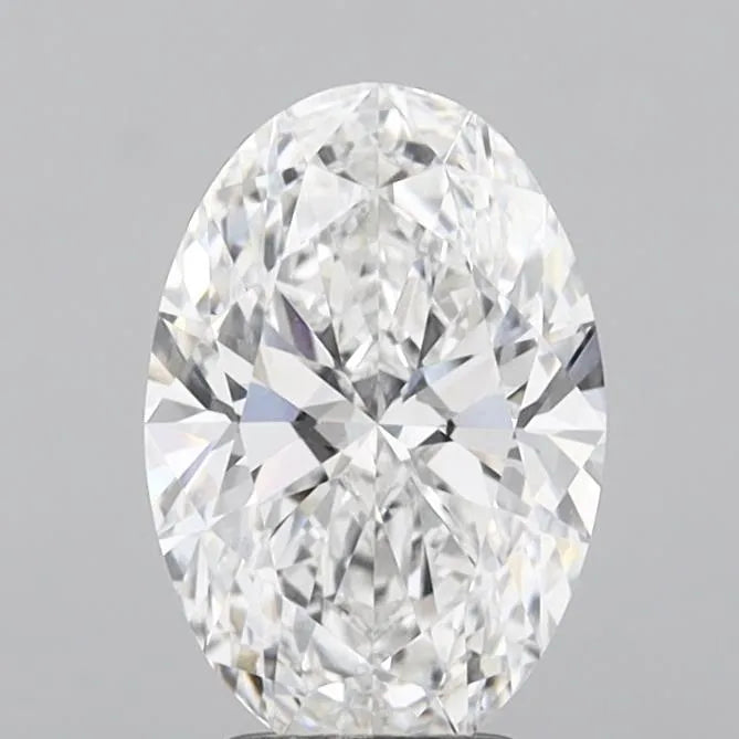 3.05ct Oval Lab Grown Diamond (Colour D, Clarity VVS2, IGI Certified)