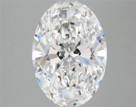 3.05ct Oval Lab Grown Diamond (Colour D, Clarity VVS2, IGI Certified)