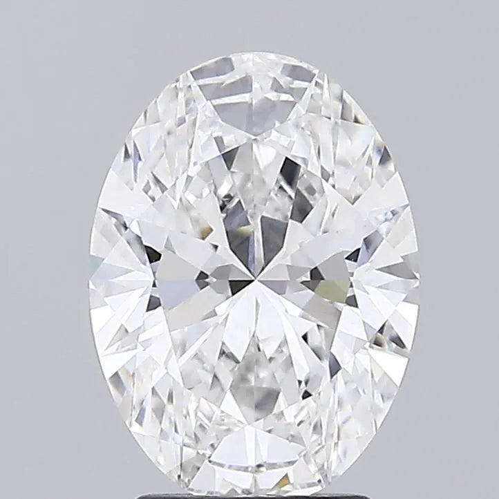 3.05ct Oval Lab Grown Diamond (Colour E, Clarity VVS1, IGI Certified)