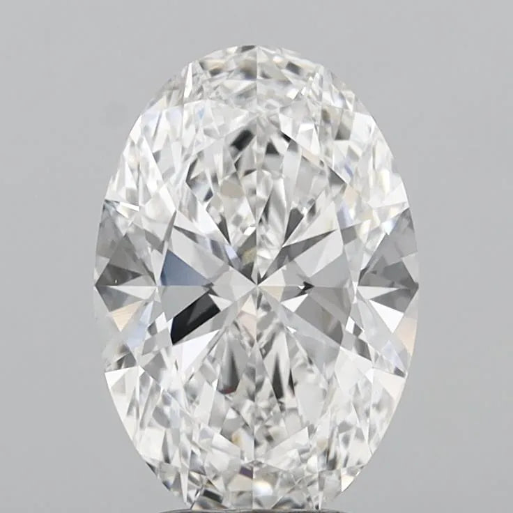 3.05ct Oval Lab Grown Diamond (Colour E, Clarity VVS2, IGI Certified)