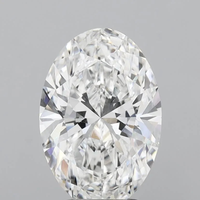 3.05ct Oval Lab Grown Diamond (Colour E, Clarity VVS2, IGI Certified)