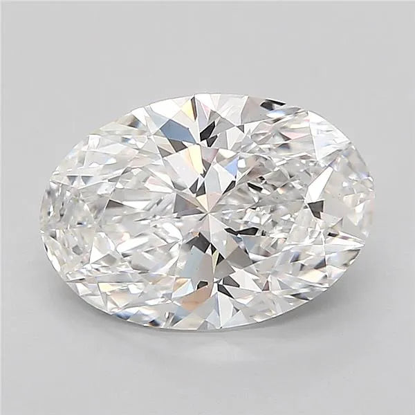 3.05ct Oval Lab Grown Diamond (Colour E, Clarity VVS2, IGI Certified)