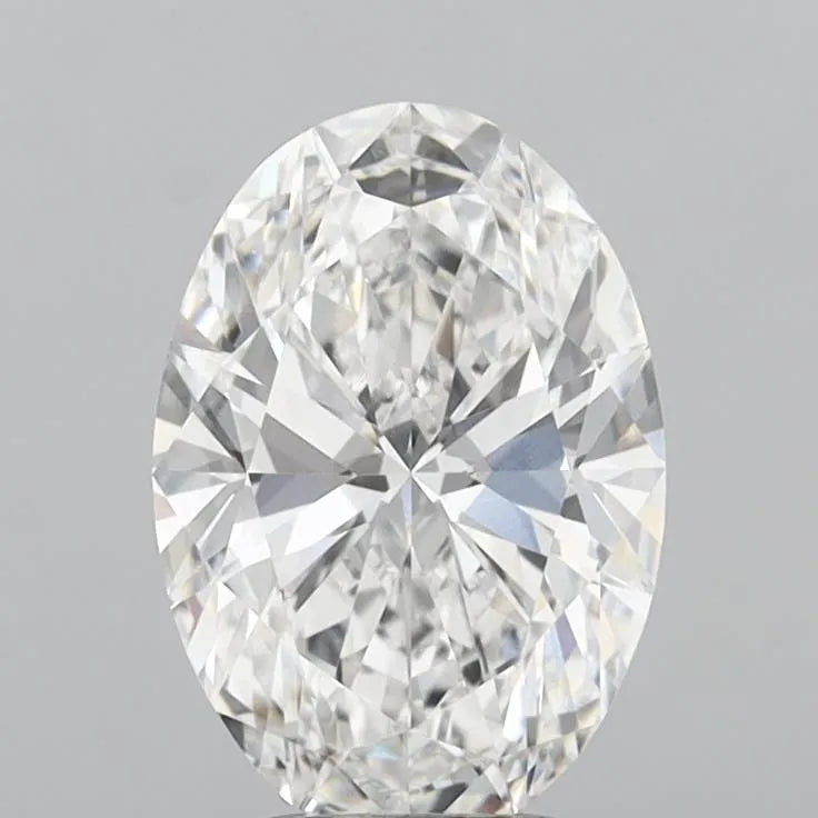 3.05ct Oval Lab Grown Diamond (Colour E, Clarity VVS2, IGI Certified)