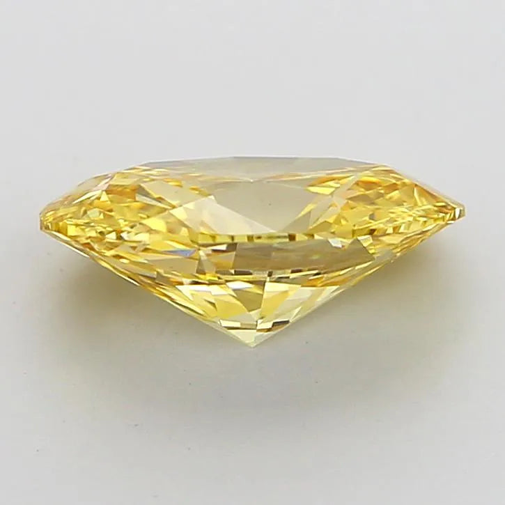 3.05ct Oval Lab Grown Diamond (Colour Fancy Intense Yellow, Clarity VS1, IGI Certified)