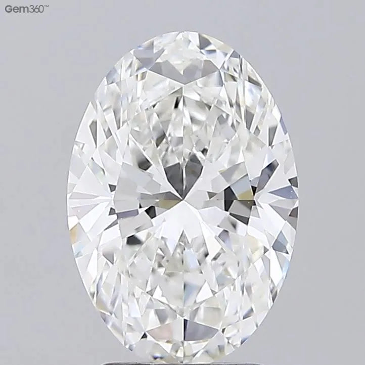 3.05ct Oval Lab Grown Diamond (Colour G, Clarity VVS2, IGI Certified)