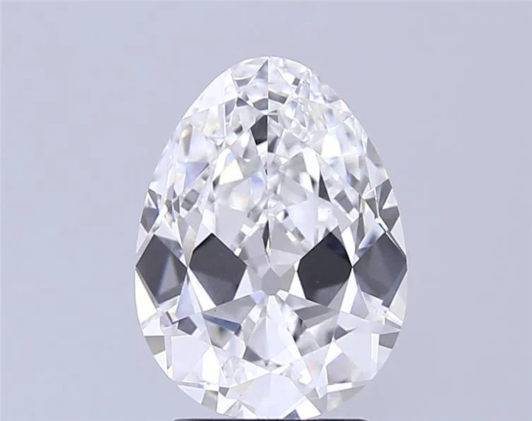 3.05ct Pear Lab Grown Diamond (Colour D, Clarity VVS2, IGI Certified)