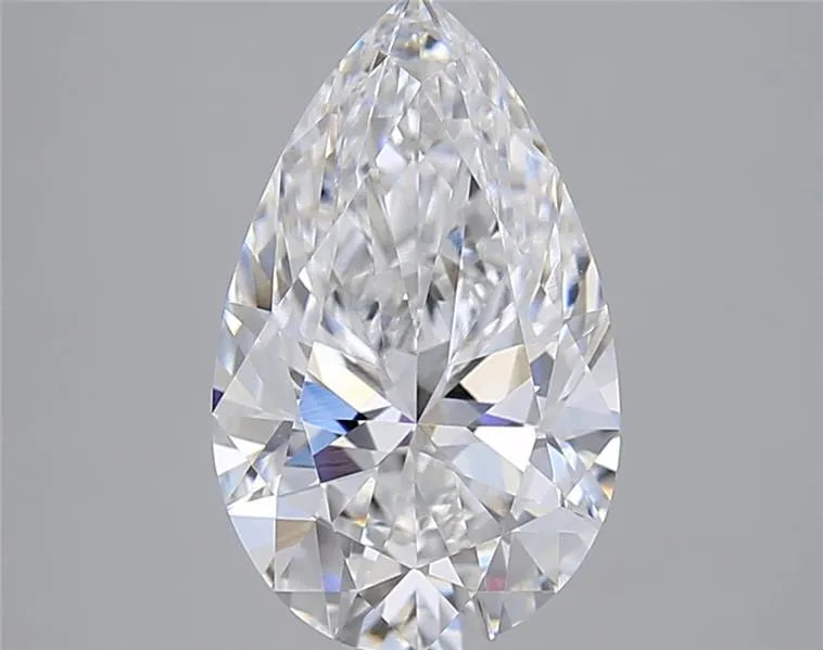 3.05ct Pear Lab Grown Diamond (Colour E, Clarity VVS2, IGI Certified)