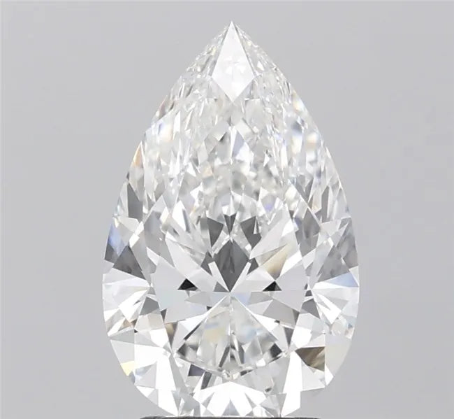 3.05ct Pear Lab Grown Diamond (Colour F, Clarity VVS2, IGI Certified)