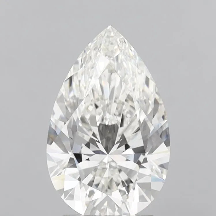 3.05ct Pear Lab Grown Diamond (Colour G, Clarity VVS2, IGI Certified)