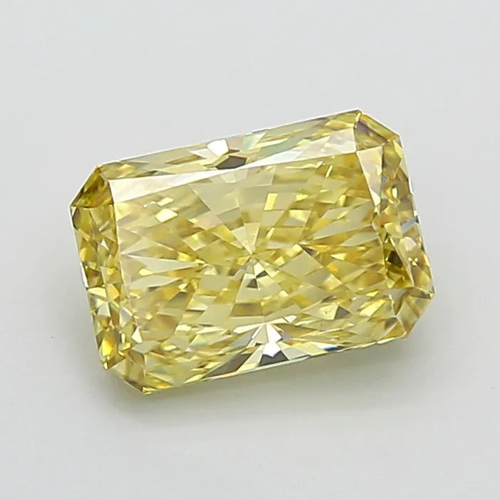 3.05ct Radiant Lab Grown Diamond (Colour Fancy Intense Yellow, Clarity VVS2, IGI Certified)