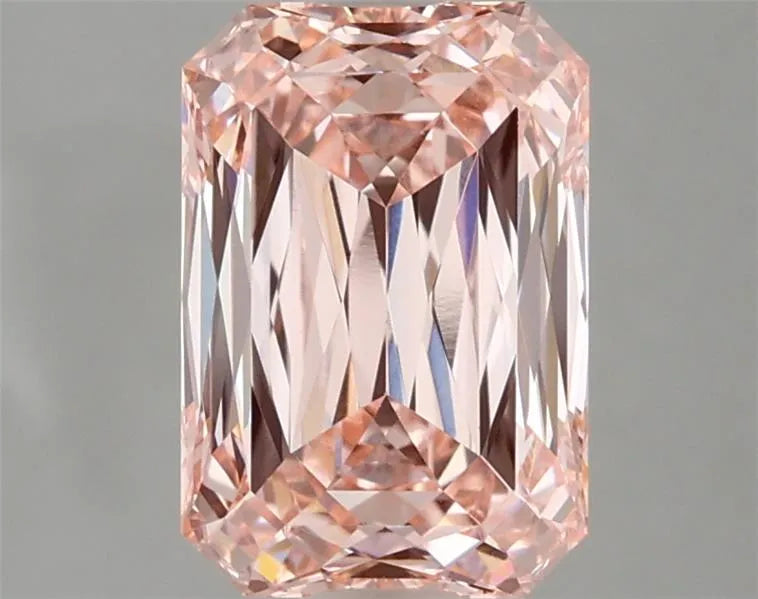 3.05ct Radiant Lab Grown Diamond (Colour Fancy Vivid Pink, Clarity VVS2, IGI Certified)