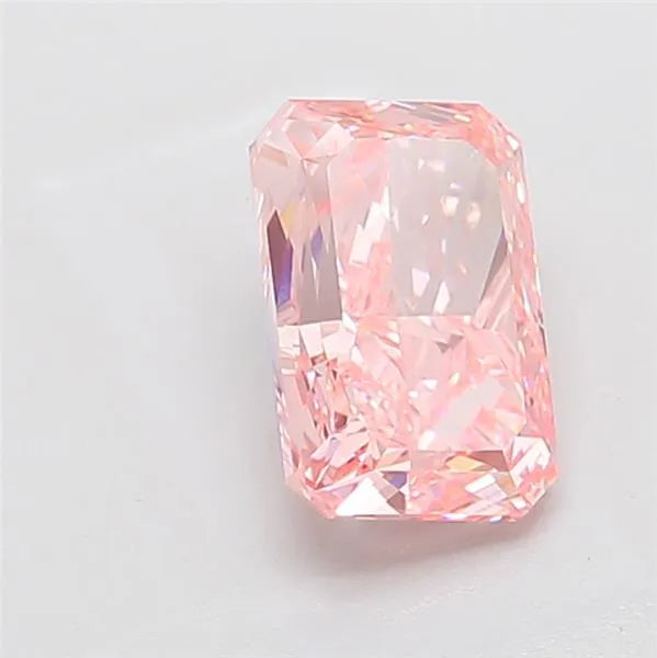 3.05ct Radiant Lab Grown Diamond (Colour Fancy Vivid Pink, Clarity VVS2, IGI Certified)