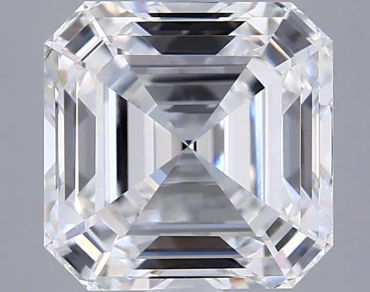 3.06ct Asscher Lab Grown Diamond (Colour F, Clarity VVS2, IGI Certified)