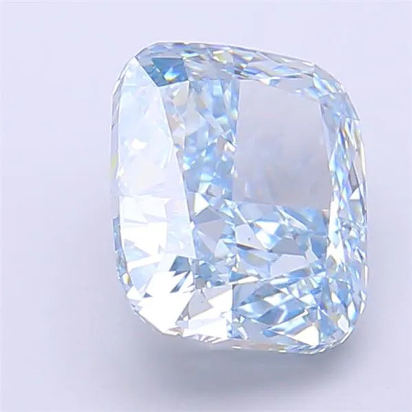 3.06ct Cushion modified Lab Grown Diamond (Colour Fancy Vivid Blue, Clarity VVS2, IGI Certified)