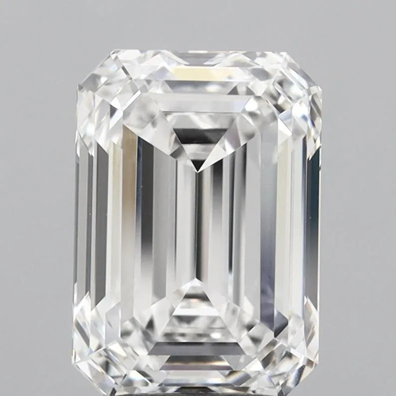 3.06ct Emerald Lab Grown Diamond (Colour D, Clarity VVS1, IGI Certified)