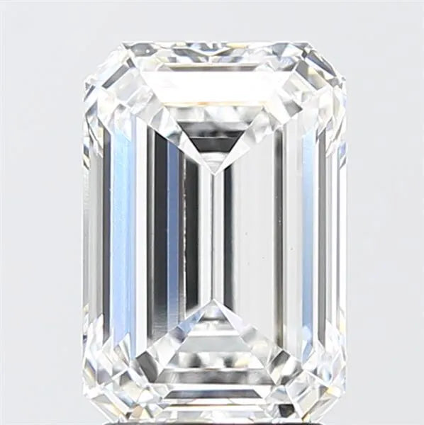 3.06ct Emerald Lab Grown Diamond (Colour D, Clarity VVS2, IGI Certified)