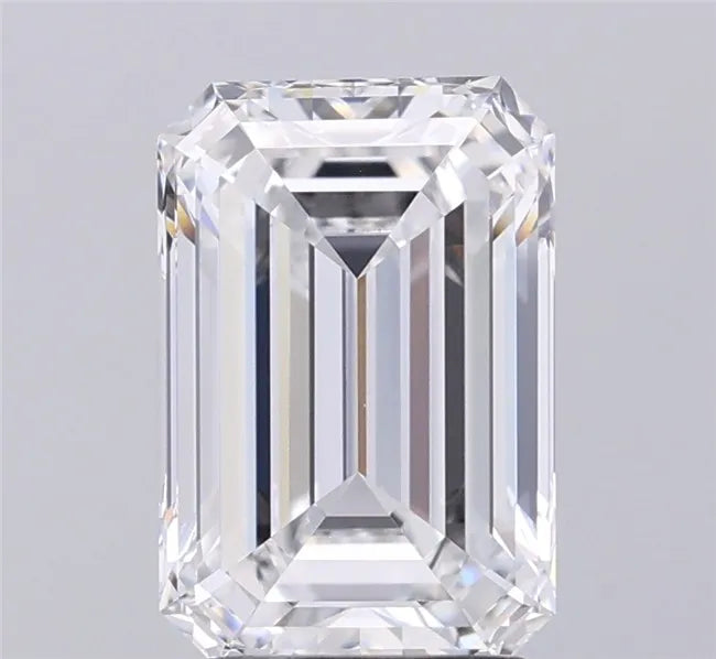 3.06ct Emerald Lab Grown Diamond (Colour E, Clarity IF, IGI Certified)