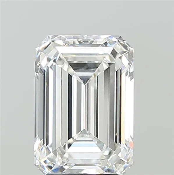 3.06ct Emerald Lab Grown Diamond (Colour E, Clarity VVS2, IGI Certified)