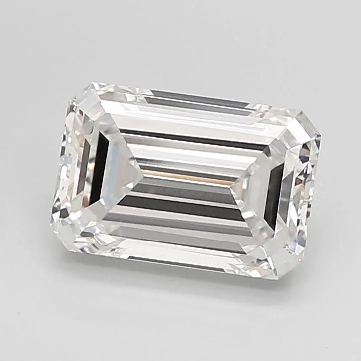 3.06ct Emerald Lab Grown Diamond (Colour E, Clarity VVS2, IGI Certified)