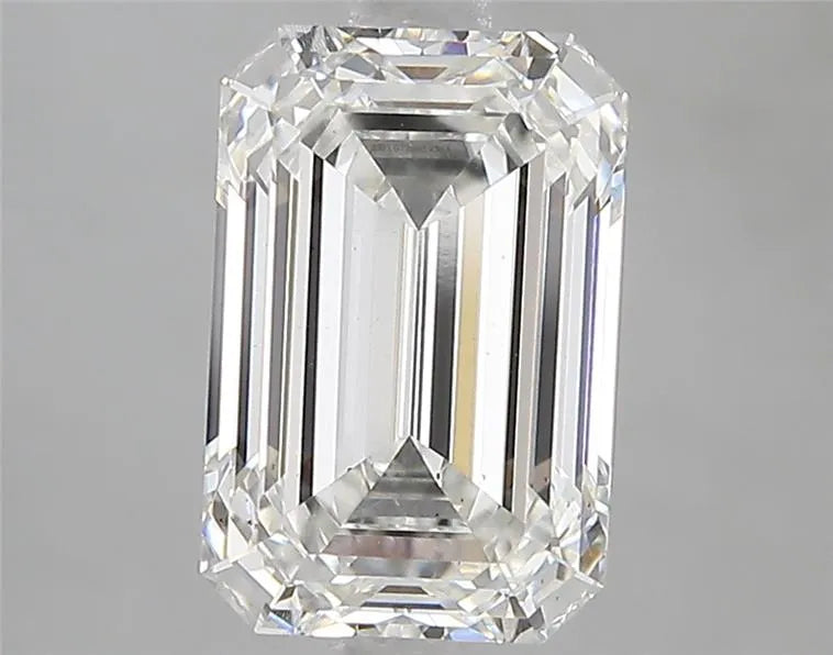 3.06ct Emerald Lab Grown Diamond (Colour F, Clarity SI1, IGI Certified)