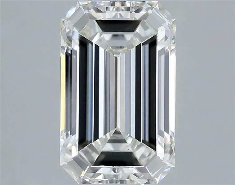 3.06ct Emerald Lab Grown Diamond (Colour F, Clarity VVS2, IGI Certified)