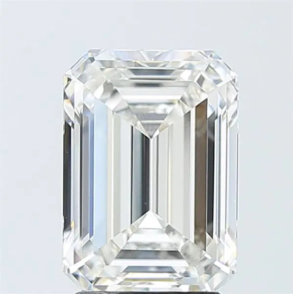 3.06ct Emerald Lab Grown Diamond (Colour G, Clarity VVS2, IGI Certified)
