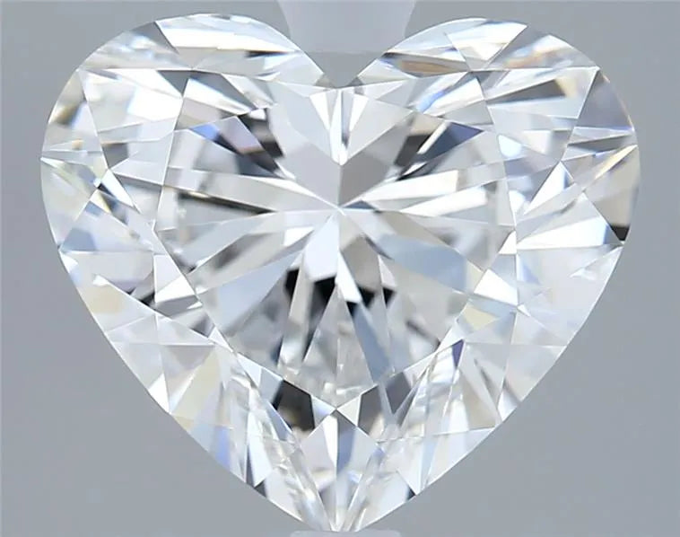 3.06ct Heart Lab Grown Diamond (Colour E, Clarity IF, IGI Certified)