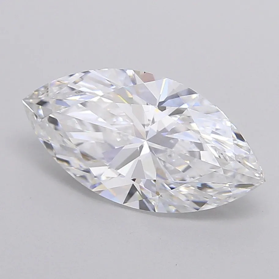 3.06ct Marquise Lab Grown Diamond (Colour D, Clarity VVS1, IGI Certified)