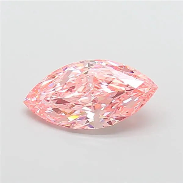 3.06ct Marquise Lab Grown Diamond (Colour Fancy Vivid Pink, Clarity VS1, IGI Certified)