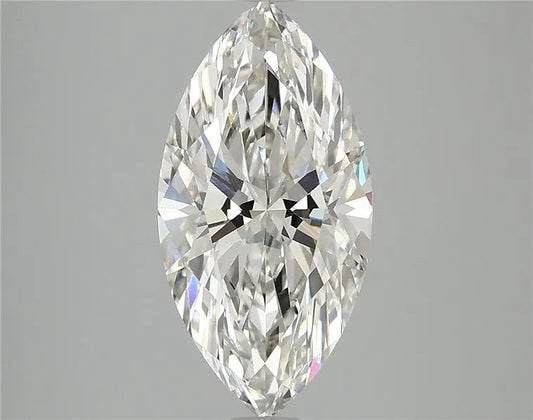 3.06ct Marquise Lab Grown Diamond (Colour G, Clarity VVS2, IGI Certified)