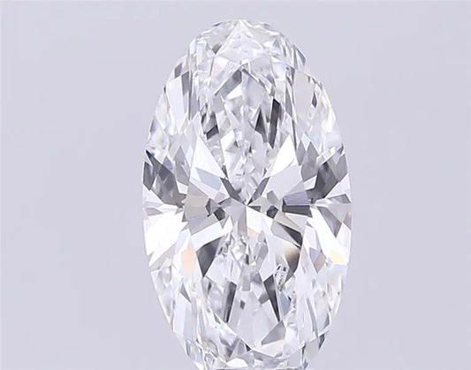 3.06ct Oval Lab Grown Diamond (Colour D, Clarity VVS1, IGI Certified)