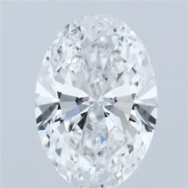 3.06ct Oval Lab Grown Diamond (Colour D, Clarity VVS2, IGI Certified)