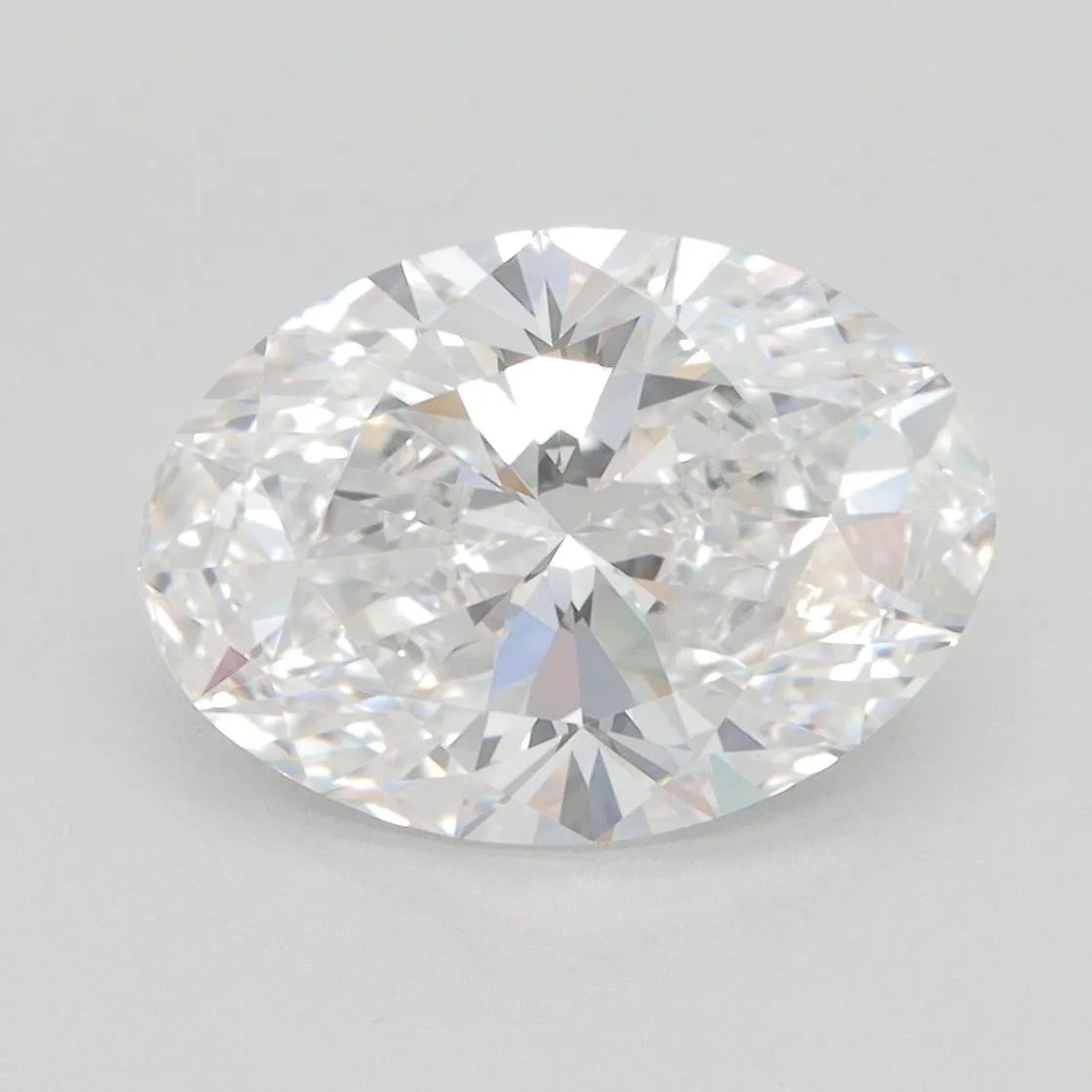 3.06ct Oval Lab Grown Diamond (Colour E, Clarity IF, GIA Certified)