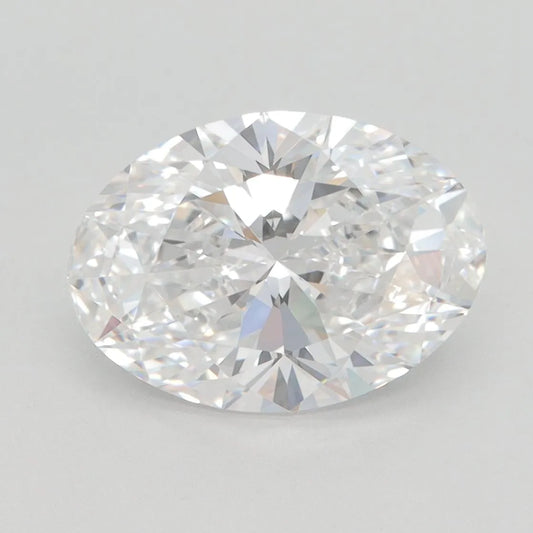 3.06ct Oval Lab Grown Diamond (Colour E, Clarity IF, GIA Certified)