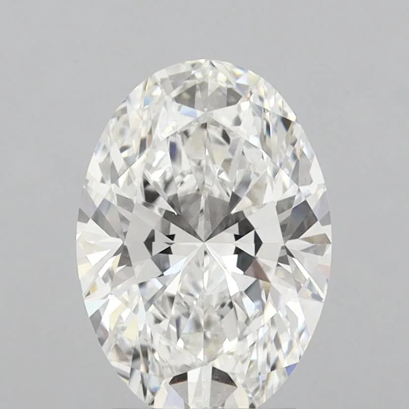 3.06ct Oval Lab Grown Diamond (Colour E, Clarity VS1, IGI Certified)