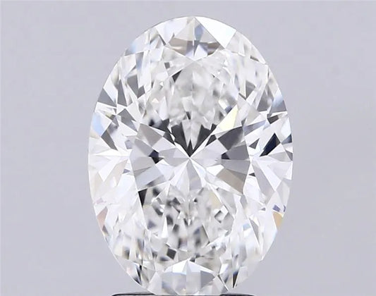 3.06ct Oval Lab Grown Diamond (Colour E, Clarity VVS1, IGI Certified)