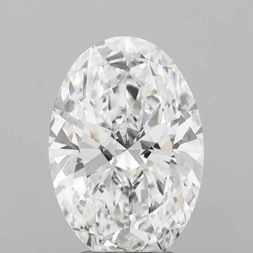 3.06ct Oval Lab Grown Diamond (Colour E, Clarity VVS2, IGI Certified)