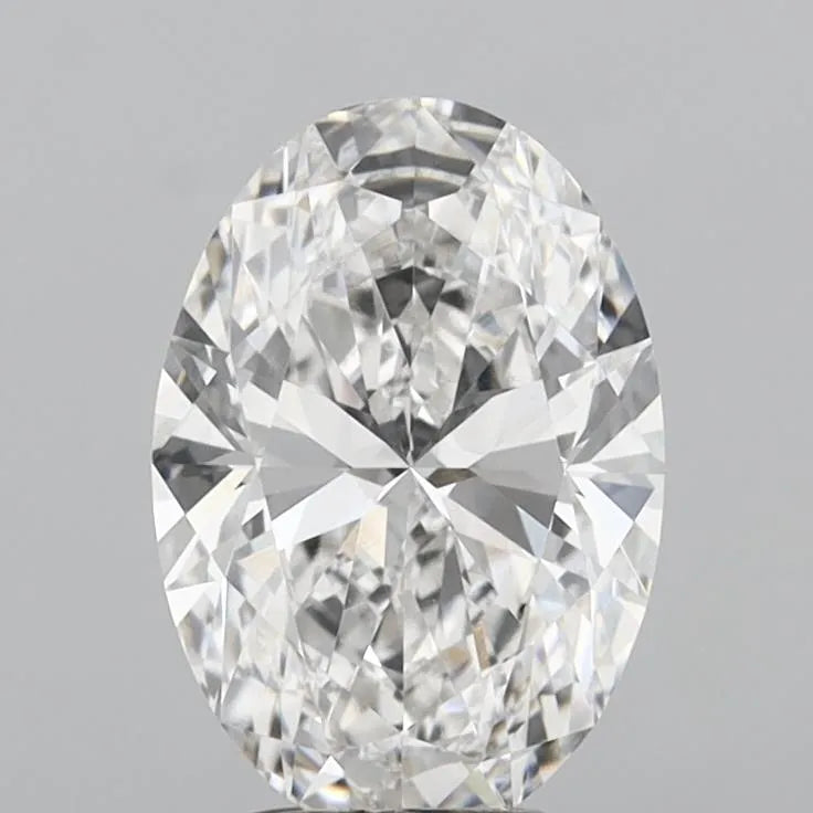 3.06ct Oval Lab Grown Diamond (Colour E, Clarity VVS2, IGI Certified)