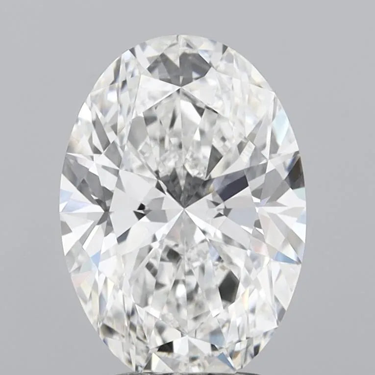 3.06ct Oval Lab Grown Diamond (Colour E, Clarity VVS2, IGI Certified)