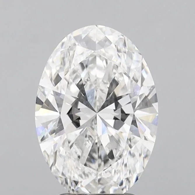 3.06ct Oval Lab Grown Diamond (Colour E, Clarity VVS2, IGI Certified)