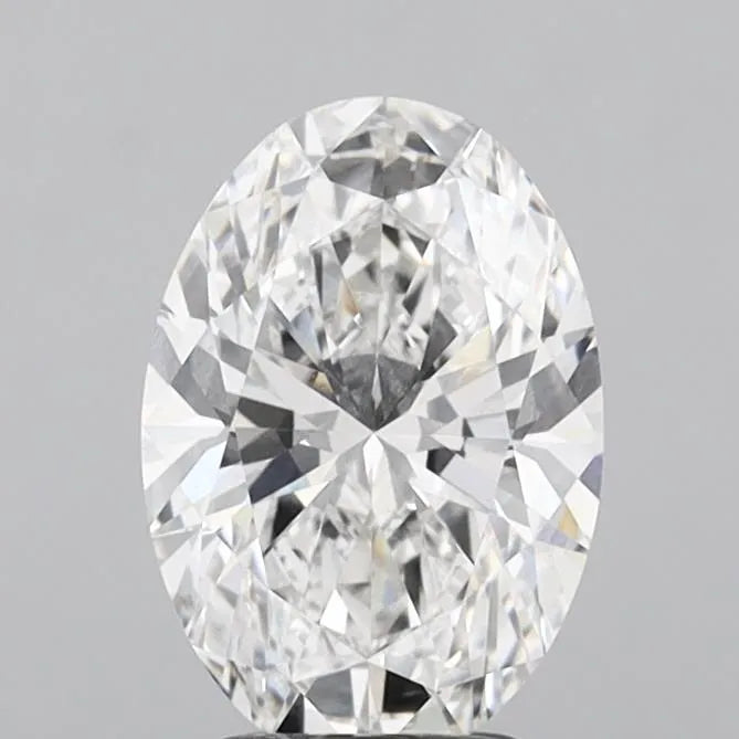 3.06ct Oval Lab Grown Diamond (Colour E, Clarity VVS2, IGI Certified)