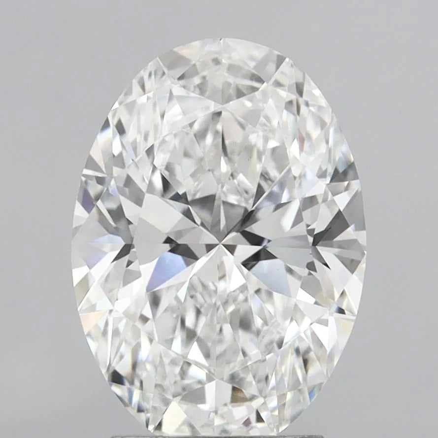 3.06ct Oval Lab Grown Diamond (Colour E, Clarity VVS2, IGI Certified)