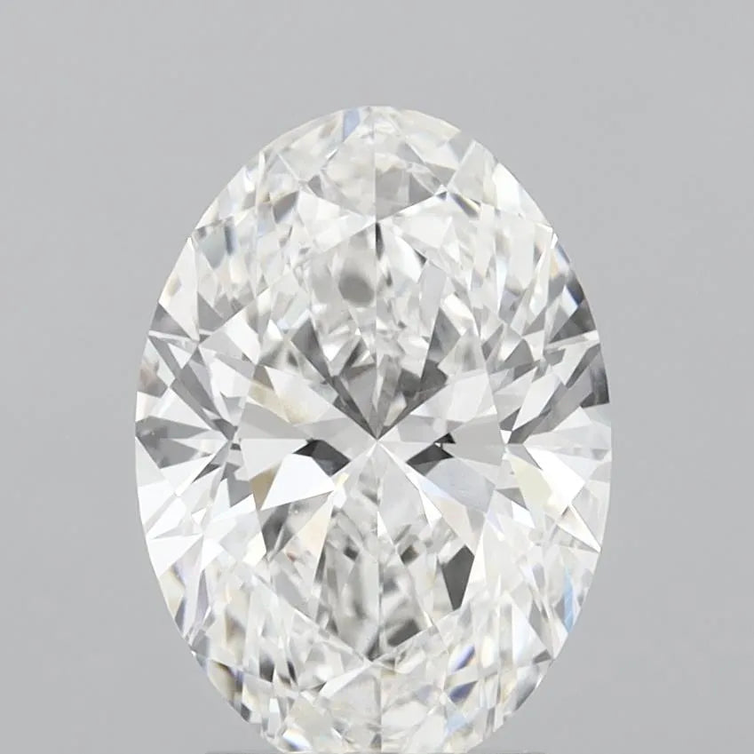 3.06ct Oval Lab Grown Diamond (Colour F, Clarity VVS2, IGI Certified)