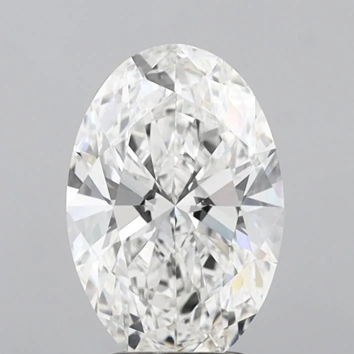 3.06ct Oval Lab Grown Diamond (Colour F, Clarity VVS2, IGI Certified)