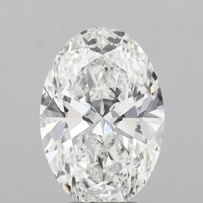 3.06ct Oval Lab Grown Diamond (Colour F, Clarity VVS2, IGI Certified)