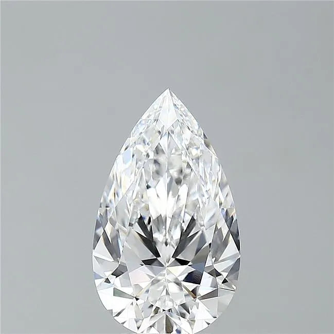 3.06ct Pear Lab Grown Diamond (Colour D, Clarity VVS2, IGI Certified)