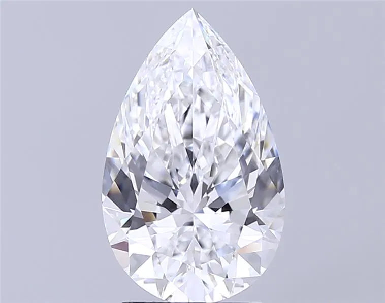 3.06ct Pear Lab Grown Diamond (Colour E, Clarity VVS1, IGI Certified)