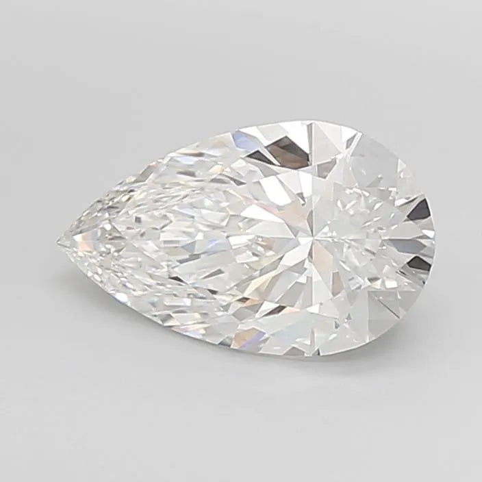 3.06ct Pear Lab Grown Diamond (Colour E, Clarity VVS2, IGI Certified)